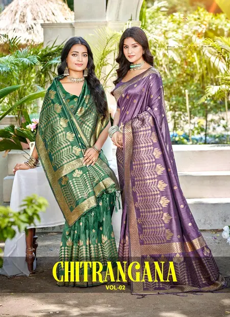Chitrangana By Bunawat Assam Silk Weaving Work Border Saree